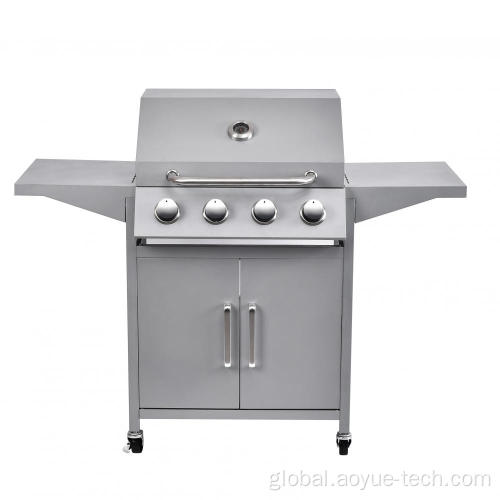 Portable Propane Grill 4 burners barbaque rotisserie gas grill Factory